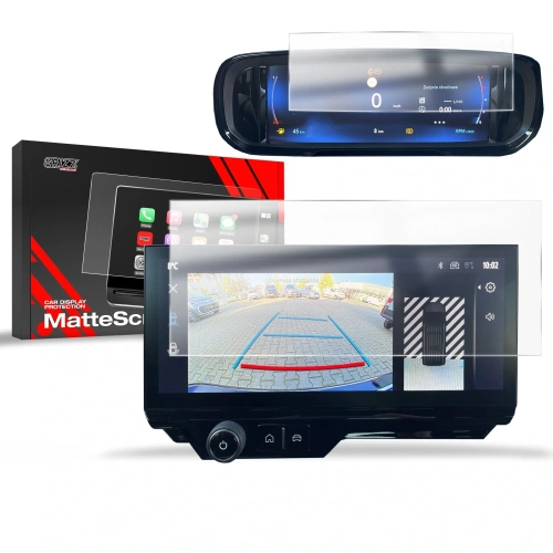 Kup Matte GrizzGlass Protecție CarDisplay Fiat Doblo 3 10" 2023-2024 [2in1] - GRZ12124 - {ean13} - Sklep Home Screen