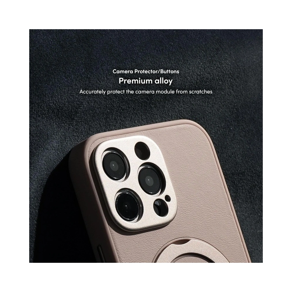 Etui Moshi Kameleon MagSafe Apple iPhone 16 Pro z funkcją podstawki (Shell Pink)