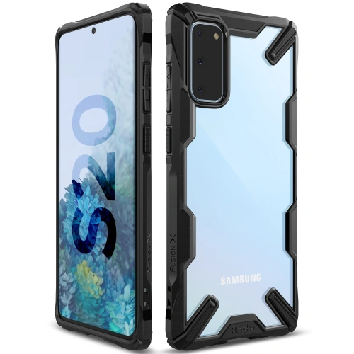 Kup [OUTLET] Case Ringke Fusion-X Samsung Galaxy S20 Schwarz - OT-801 - {ean13} - Sklep Home Screen