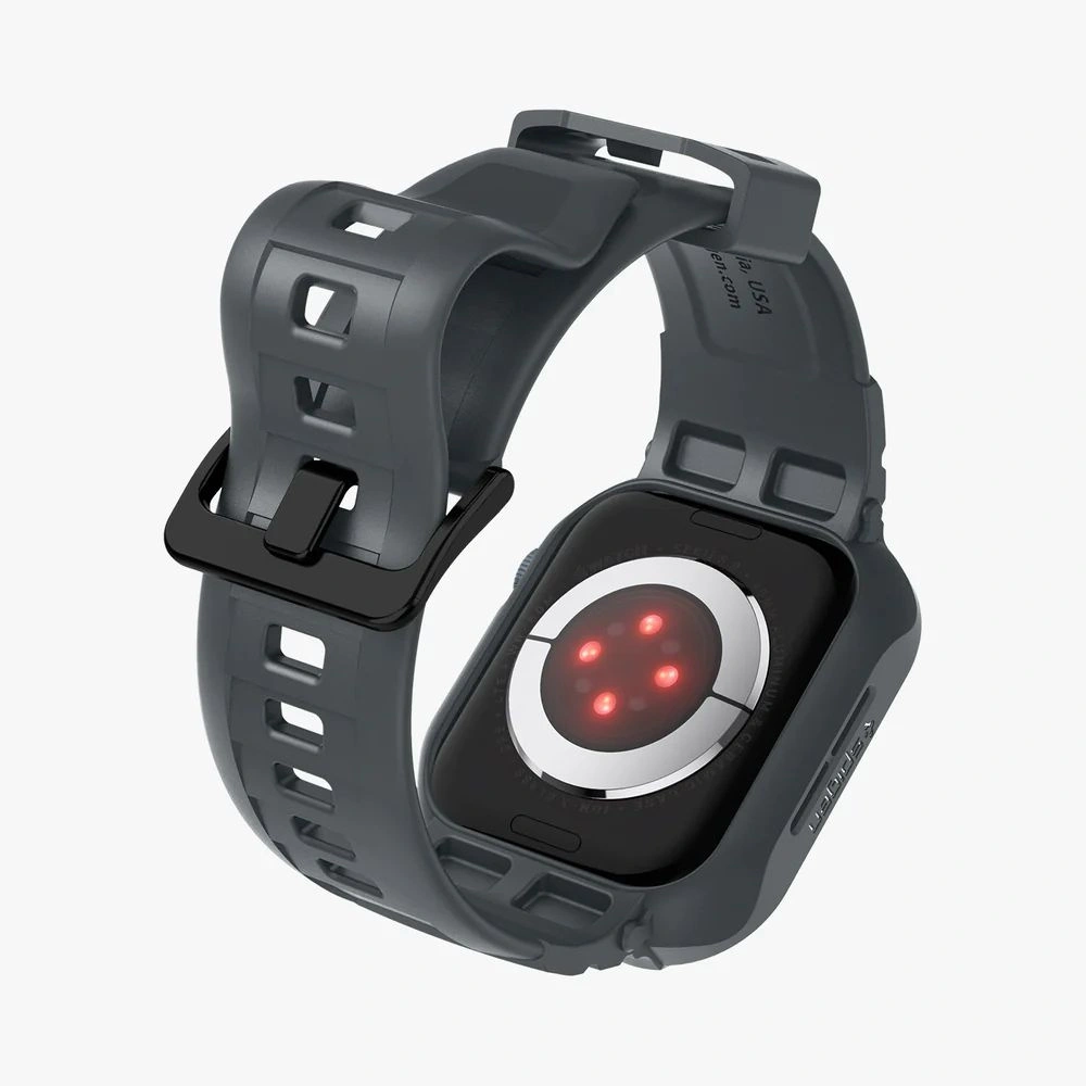 [OUTLET] Etui Spigen Rugged Armor Pro Apple Watch 4/5/6/7/8/9/SE 44/45mm Dark Grey