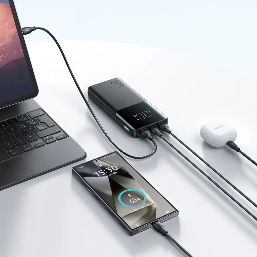 Powerbank Joyroom JR-PBF20 25W 2xUSB-A, USB-C 10000mAh czarny