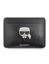 Karl Lagerfeld Schutzhülle KLCS133KHBK 13" schwarz/schwarz Ikonik Karl