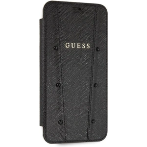 Kup Etui Guess GUFLBKI65KASABK Apple iPhone XS Max czarny/black book Kaia Saffiano - GUE401BLK - {ean13} - Sklep Home Screen