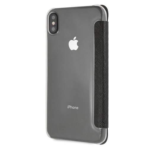 Kup Guess Apple Tasche GUFLBKI65KASABK iPhone XS Max schwarz/schwarz Buch Kaia Saffiano - GUE401BLK - {ean13} - Sklep Home Screen