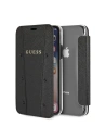 Etui Guess GUFLBKPXKASABK Apple iPhone X/XS czarny/black book Kaia Saffiano