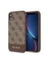 Etui Guess GUHCI61G4GLBR Apple iPhone XR maro/brown hard case 4G Stripe Collection