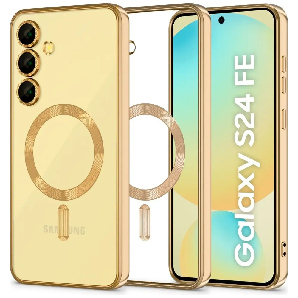 Etui Tech-protect MagFlex MagSafe Samsung Galaxy S24 FE Majestic Gold