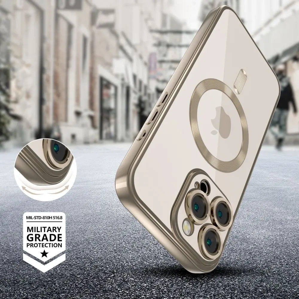 Etui Tech-protect MagFlex MagSafe Samsung Galaxy S24 FE Majestic Gold