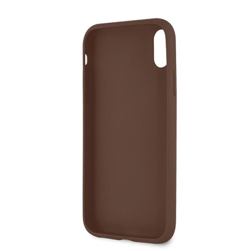 Buy Guess GUHCI61G4GLBR iPhone Xr brown hard case 4G Stripe Collection - GUE403BR - {ean13} - Home Screen Store Europe