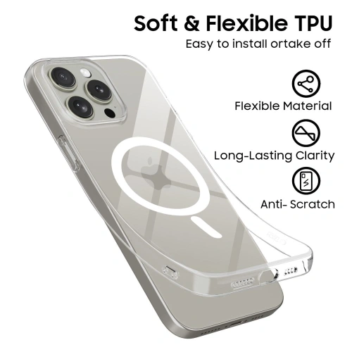 Kup Etui Tech-protect Flexair MagSafe Apple iPhone 15 Pro Max Clear - THP3603 - {ean13} - Sklep Home Screen