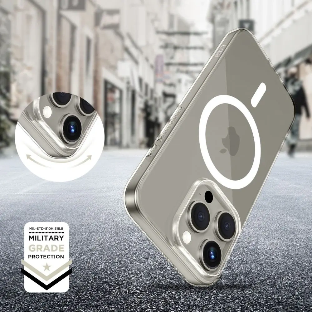 Etui Tech-protect Flexair MagSafe Apple iPhone 15 Pro Max Clear