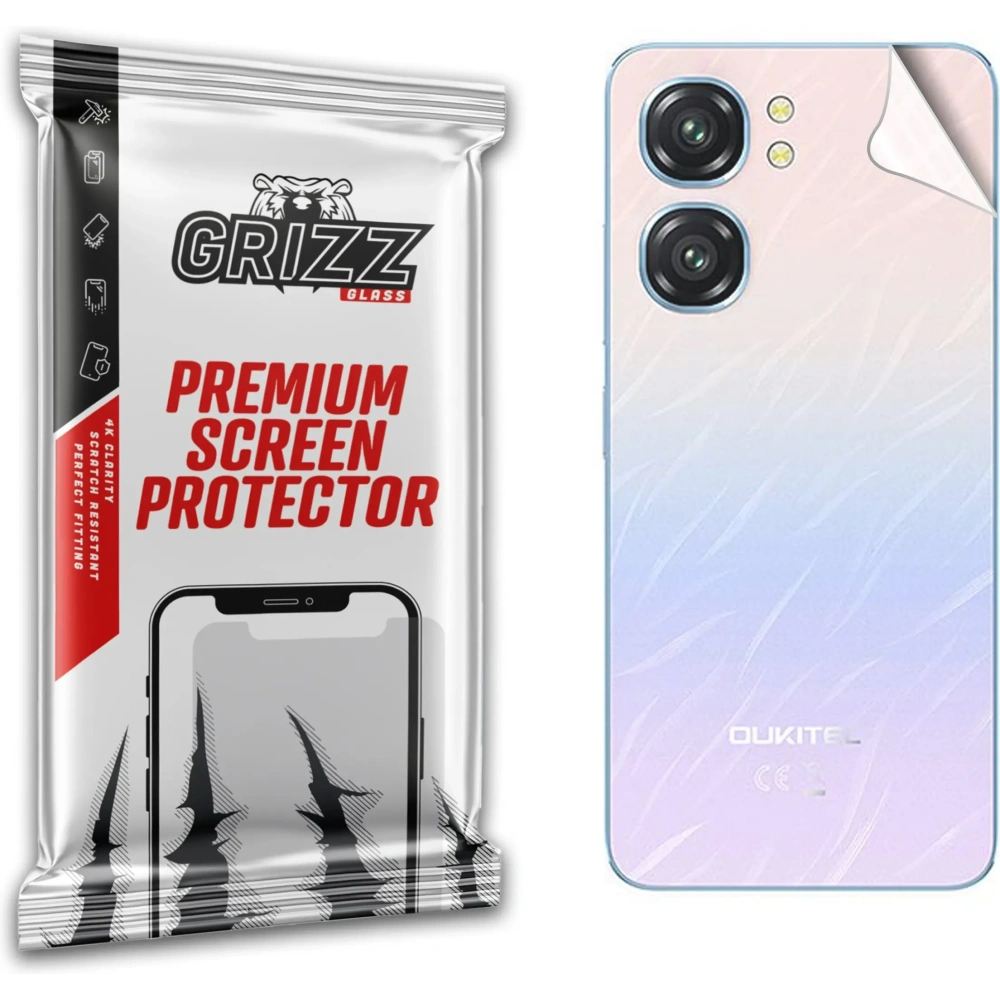 Folia na tył GrizzGlass SatinSkin do Oukitel C58 Pro