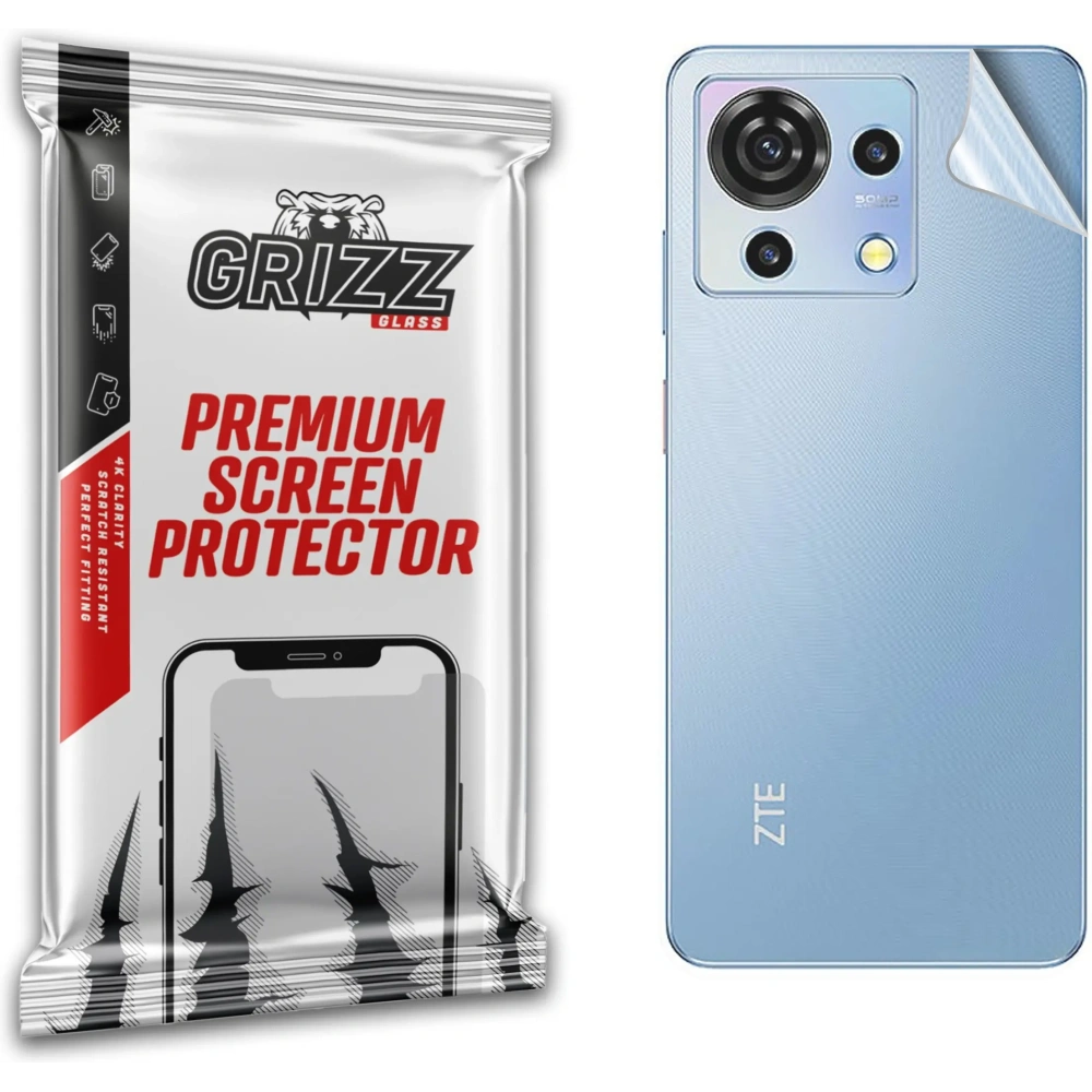 Folia na tył GrizzGlass SatinSkin do ZTE Blade V50 Vita