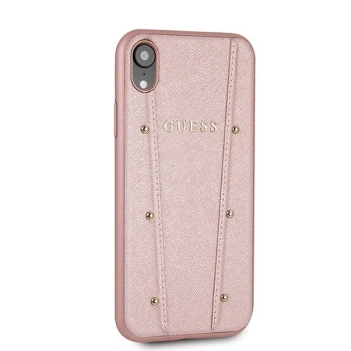Kup Etui Guess GUHCI61KAILRG Apple iPhone XR rózsaszín-arany/hard case Kaia Saffiano - GUE404RS - {ean13} - Sklep Home Screen
