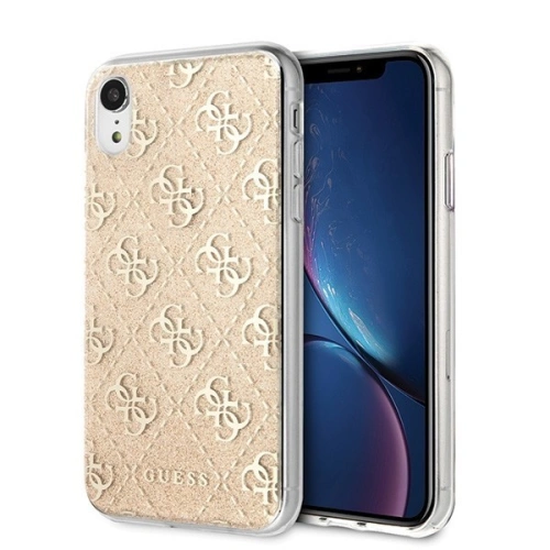 Kup Etui Guess GUHCI61PCU4GLGO Apple iPhone XR auriu/gold hard case 4G Glitter - GUE405GLD - {ean13} - Sklep Home Screen