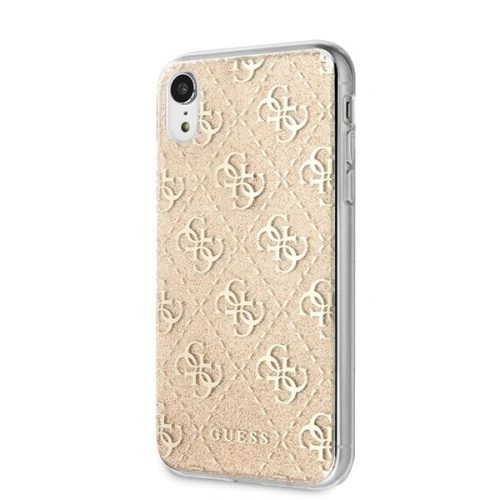 Kup Etui Guess GUHCI61PCU4GLGO Apple iPhone XR auriu/gold hard case 4G Glitter - GUE405GLD - {ean13} - Sklep Home Screen