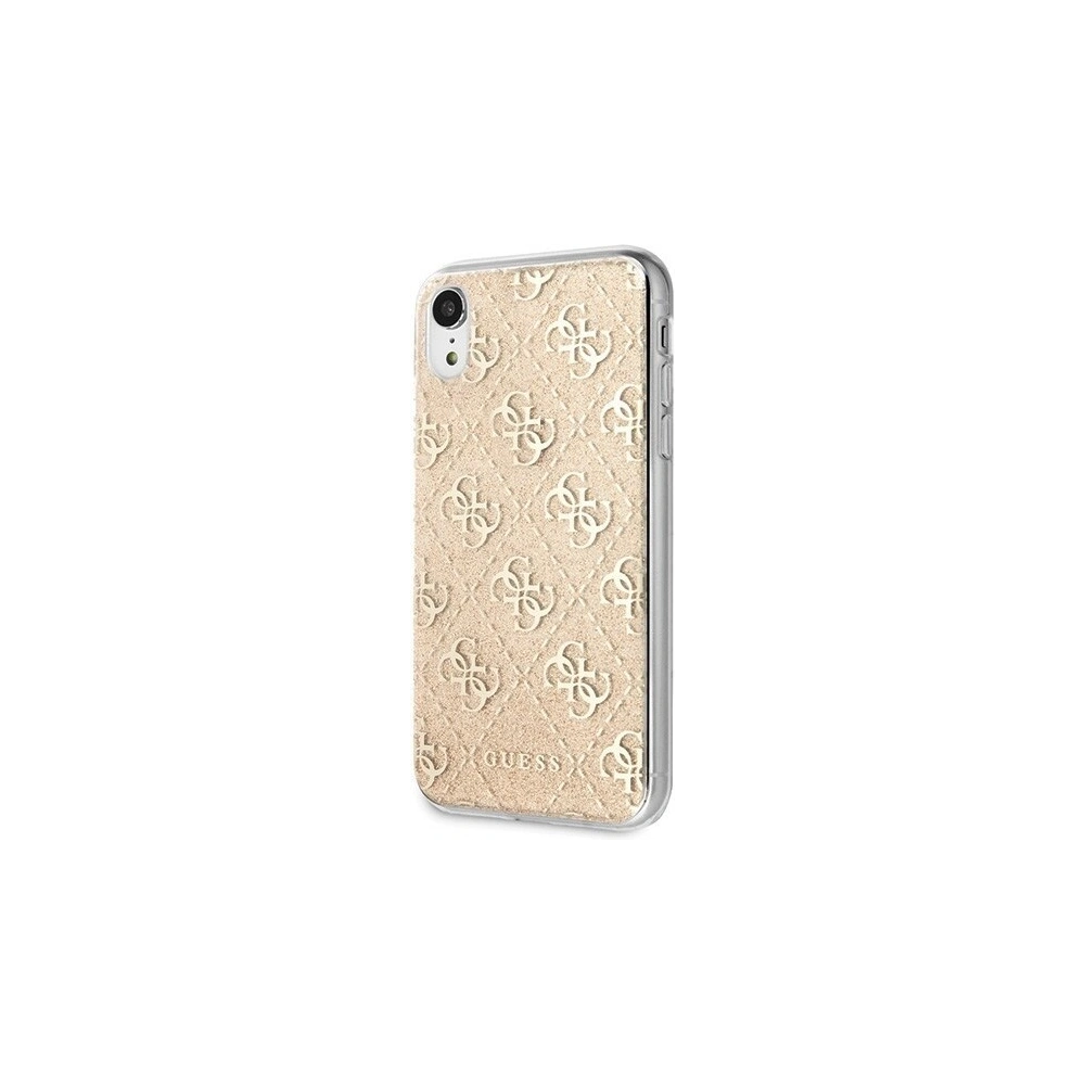 Etui Guess GUHCI61PCU4GLGO Apple iPhone XR złoty/gold hard case 4G Glitter
