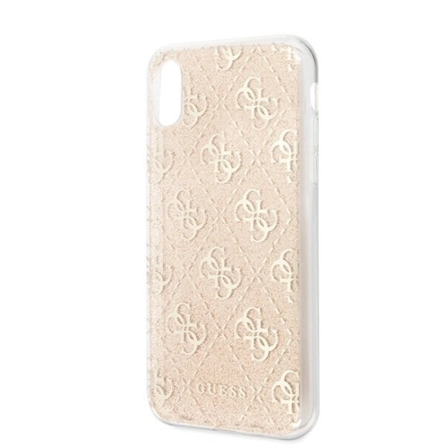 Kup Etui Guess GUHCI61PCU4GLGO Apple iPhone XR auriu/gold hard case 4G Glitter - GUE405GLD - {ean13} - Sklep Home Screen