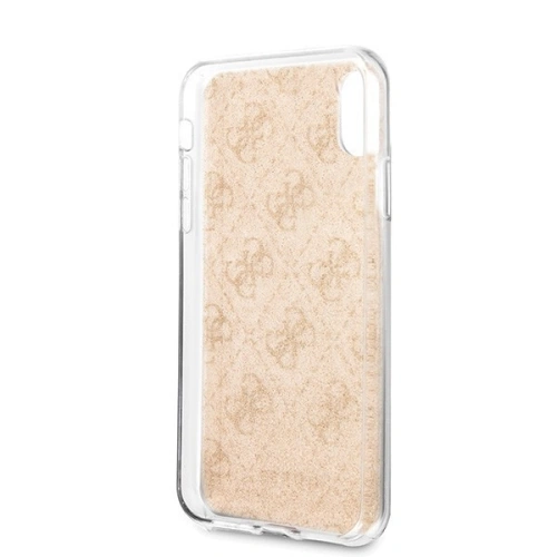 Buy Guess GUHCI61PCU4GLGO iPhone Xr gold hard case 4G Glitter - GUE405GLD - {ean13} - Home Screen Store Europe