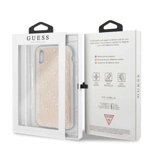 Buy Guess GUHCI61PCU4GLGO iPhone Xr gold hard case 4G Glitter - GUE405GLD - {ean13} - Home Screen Store Europe