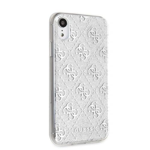 Kup Etui Guess GUHCI61PCU4GLSI Apple iPhone XR argintiu/silver hard case 4G Glitter - GUE406SLV - {ean13} - Sklep Home Screen