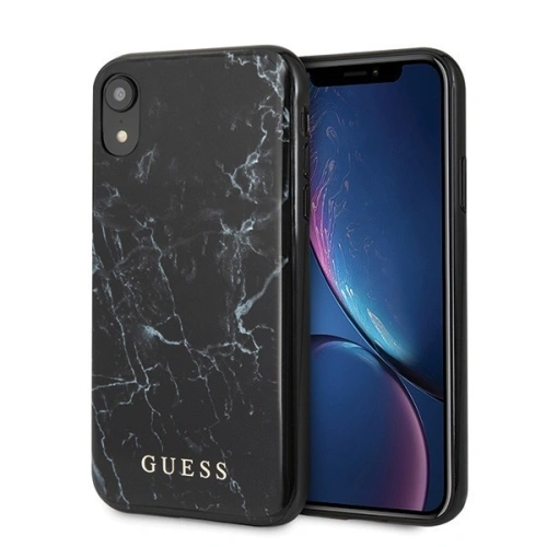 Buy Guess GUHCI61PCUMABK iPhone Xr black Marble - GUE407BLK - {ean13} - Home Screen Store Europe