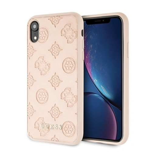 Kup Etui Guess GUHCI61PELLP Apple iPhone XR latte tvrdý obal Peony Collection - GUE409LATT - {ean13} - Sklep Home Screen