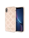 Etui Guess GUHCI61PELLP Apple iPhone XR latte tvrdý obal Peony Collection