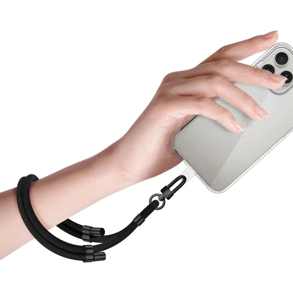 Smycz Tech-Protect C4S Rope Wrist Strap Black/black