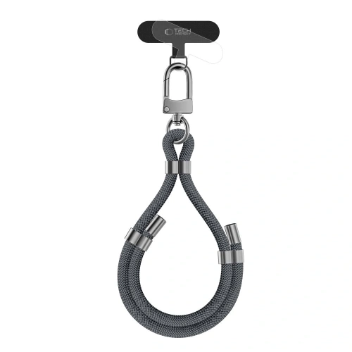 Kup Smycz Tech-Protect C4S Rope Wrist Strap Crayon Grey/silver - THP3606 - {ean13} - Sklep Home Screen