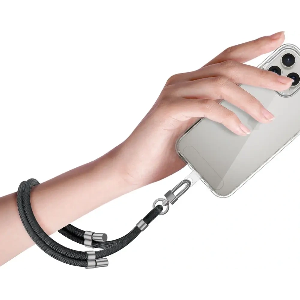 Smycz Tech-Protect C4S Rope Wrist Strap Crayon Grey/silver