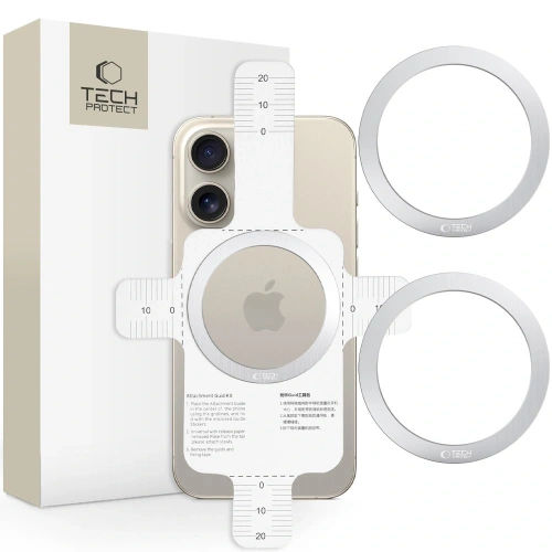 Kup Blaszka Tech-Protect MMP-110 Magnetic MagSafe Ring Silver [2 PACK] - THP3608 - {ean13} - Sklep Home Screen