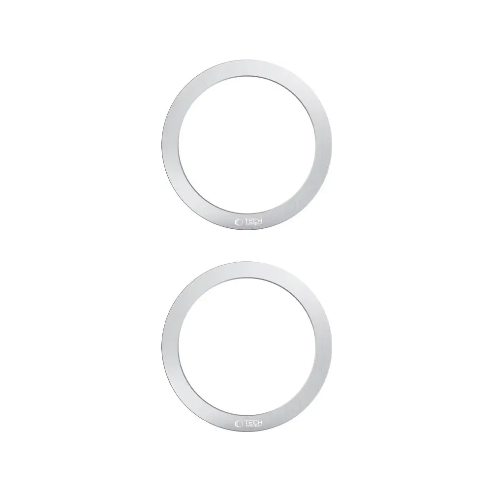 Blaszka Tech-Protect MMP-110 Magnetic MagSafe Ring Silver [2 PACK]