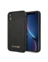 Etui Guess GUHCI61SLSABK Apple iPhone XR černý/black hard case Saffiano Silicone