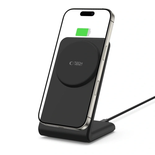 Buy Tech-Protect QI15W-A38 Magnetic MagSafe Wireless Charger Black - THP3610 - {ean13} - Home Screen Store Europe
