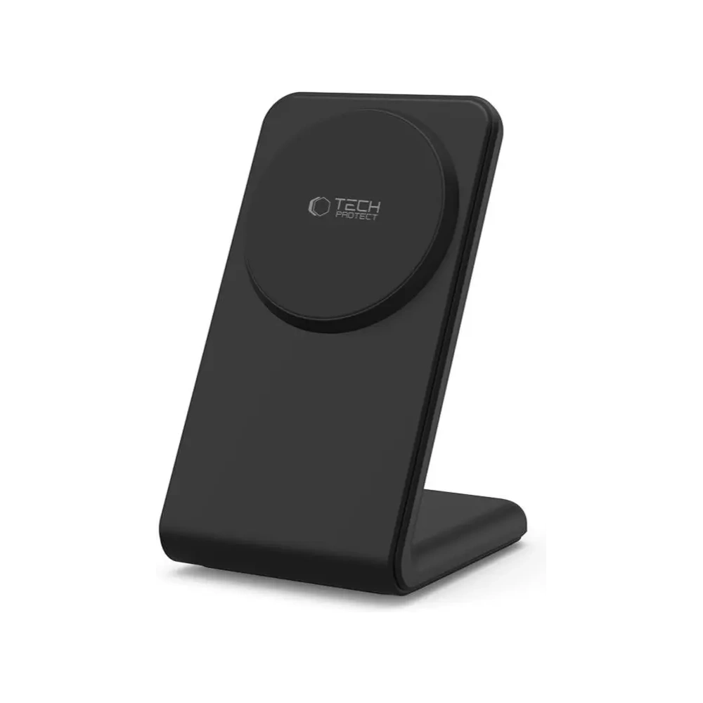 Ładowarka bezprzewodowa Tech-Protect QI15W-A38 Magnetic MagSafe Wireless Charger Black