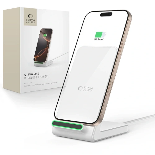 Kup Tech-Protect Încărcător Wireless QI15W-A40 Alb - THP3612 - {ean13} - Sklep Home Screen