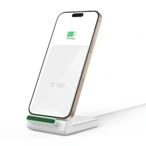 Kup Ładowarka bezprzewodowa Tech-Protect QI15W-A40 Wireless Charger White - THP3612 - {ean13} - Sklep Home Screen
