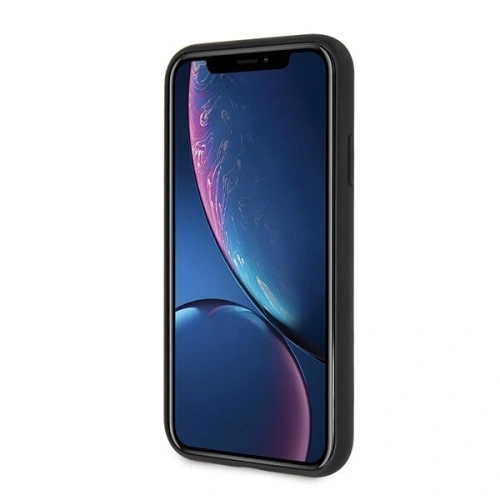 Kup Etui Guess GUHCI61SLSABK Apple iPhone XR černý/black hard case Saffiano Silicone - GUE410BLK - {ean13} - Sklep Home Screen