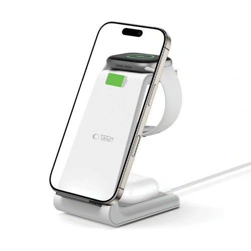 Kup Tech-Protect QI15W-A36 Încărcător Wireless 3in1 pentru Apple Alb - THP3615 - {ean13} - Sklep Home Screen
