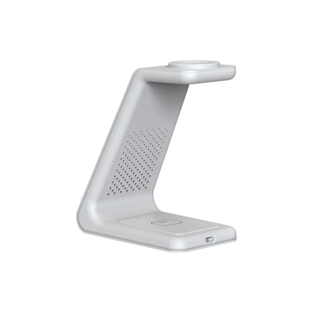 Ładowarka bezprzewodowa Tech-Protect QI15W-A36 3in1 Wireless Charger For Apple White
