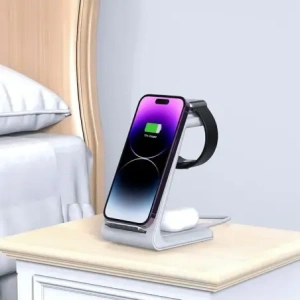 Kup Ładowarka bezprzewodowa Tech-Protect QI15W-A36 3in1 Wireless Charger For Apple White - THP3615 - {ean13} - Sklep Home Screen