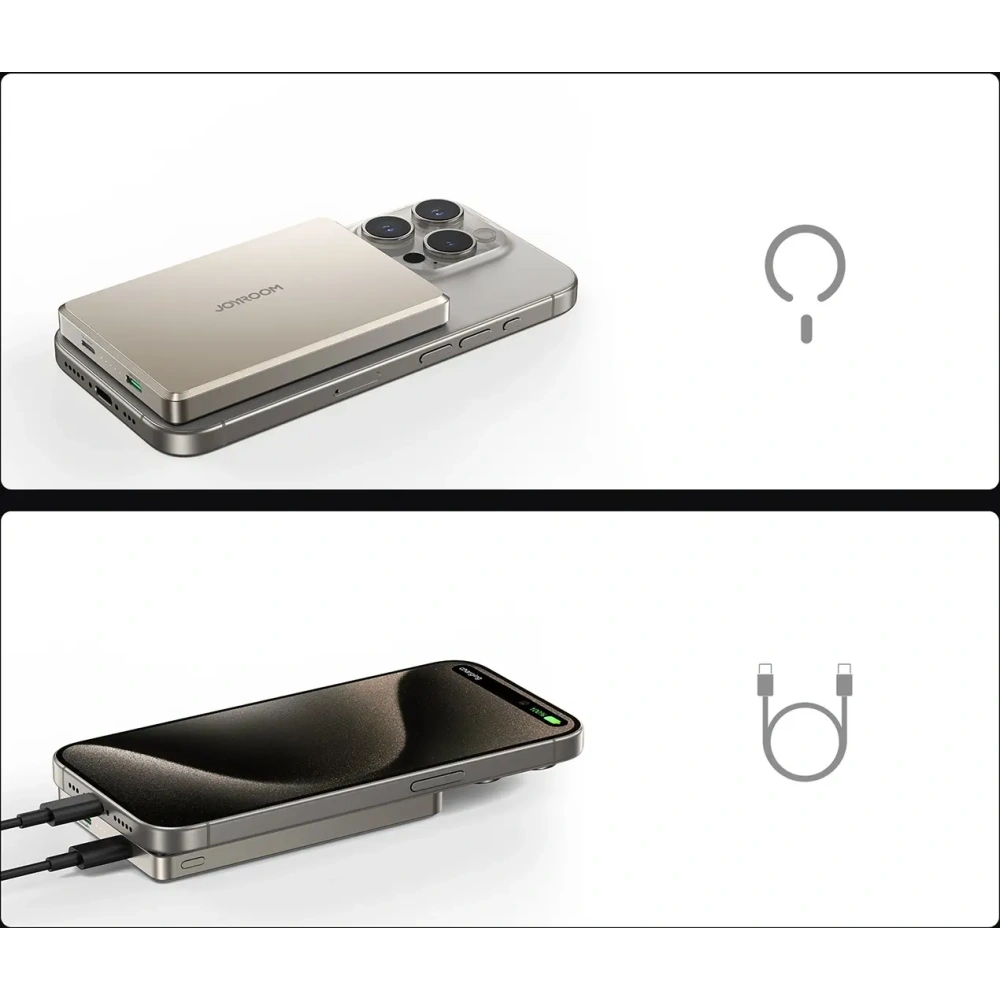 Powerbank Joyroom JR-PBM08 Pro 10000mAh 20W tytanowy