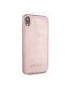 Kup Etui Guess GUHCI61SLSAPI Apple iPhone XR růžový/pink hard case Saffiano Silicone - GUE411PNK - {ean13} - Sklep Home Screen