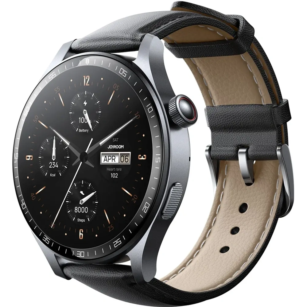 Smartwatch Joyroom Classic Series JR-FC2 Pro z funkcją odbierania połączeń ciemnoszary