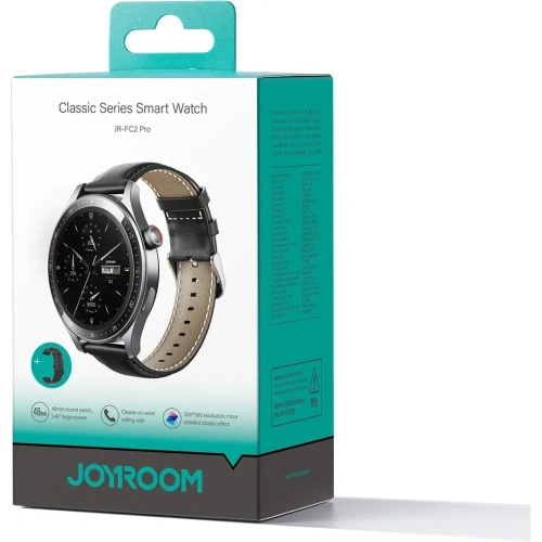 Buy Joyroom Classic Series JR-FC2 Pro smartwatch with call answering function dark grey - JYR1110 - {ean13} - Home Screen Store Europe