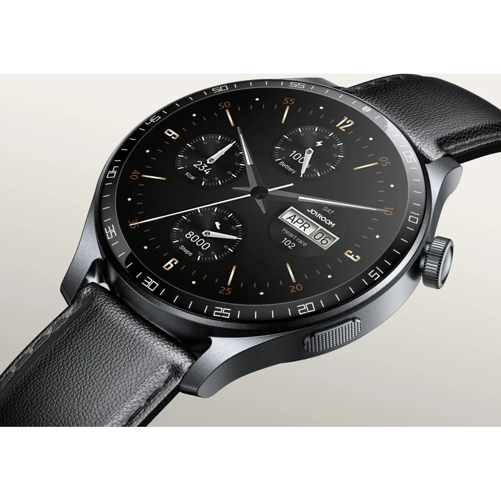 Smartwatch Joyroom Classic Series JR-FC2 Pro z funkcją odbierania połączeń ciemnoszary