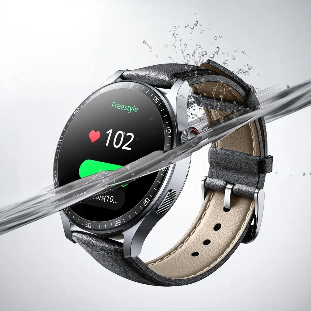 Smartwatch Joyroom Classic Series JR-FC2 Pro z funkcją odbierania połączeń ciemnoszary