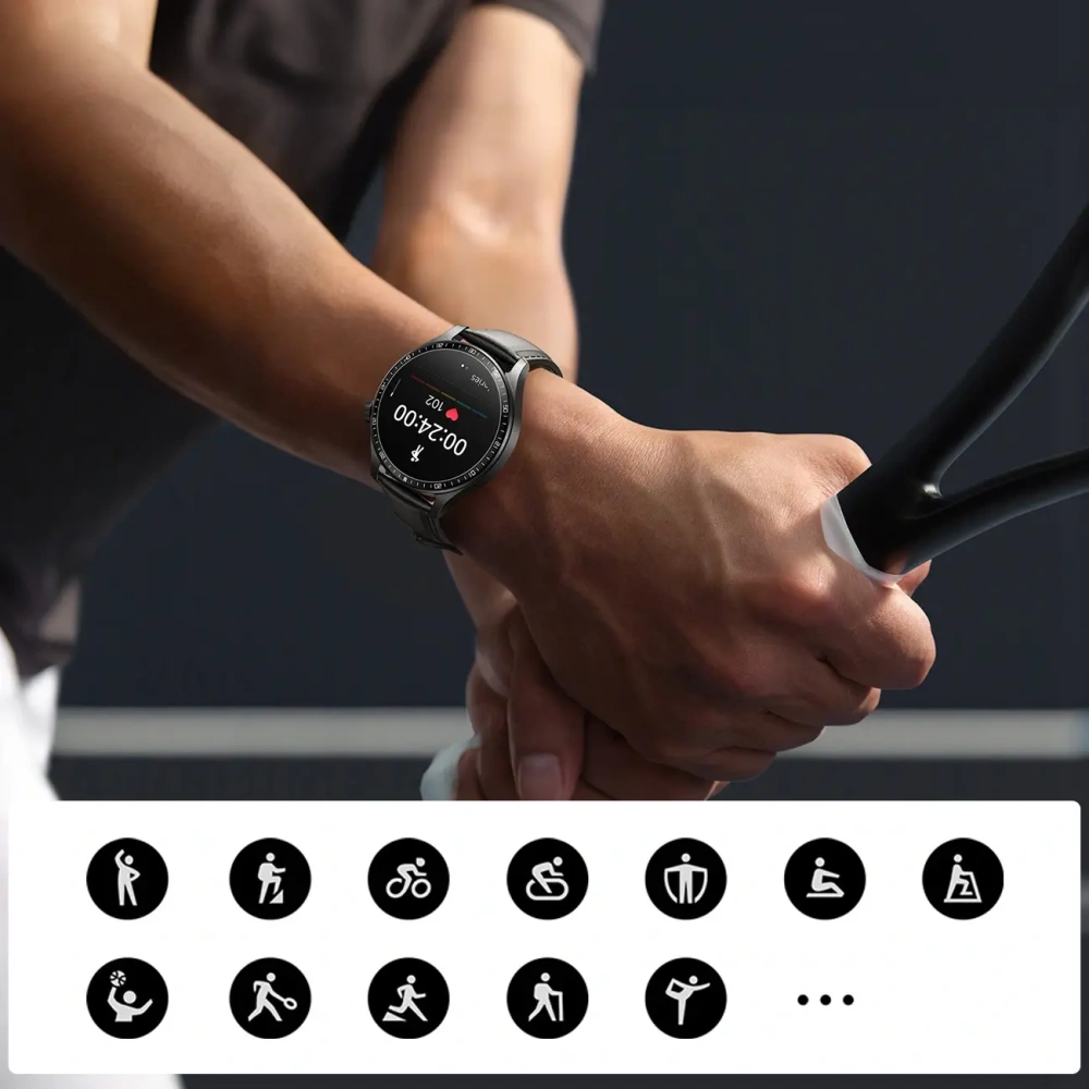 Smartwatch Joyroom Classic Series JR-FC2 Pro z funkcją odbierania połączeń ciemnoszary