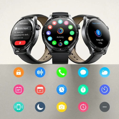 Buy Joyroom Classic Series JR-FC2 Pro smartwatch with call answering function dark grey - JYR1110 - {ean13} - Home Screen Store Europe
